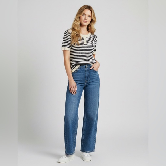 J. CREW Linen Blend Lightweight Knit Sweater - Picture 1 of 4